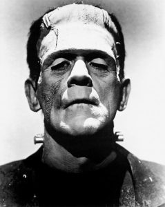Boris Karloff als das Monster in Frankensteins Braut 1935