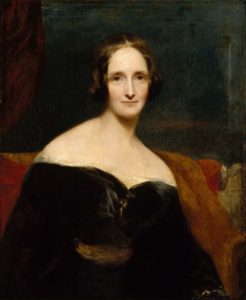 Mary Shelley, 1840 gemalt von Richard Rothwell